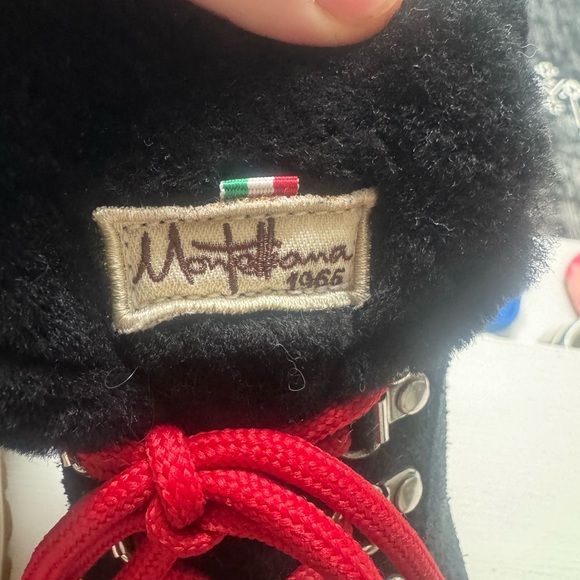 Montelliana Black Shearling Boots - Picture 2 of 8